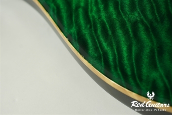 Custom24 10top Quilt Roseneck - Emerald Green